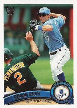 2011 Topps - Throwback #654 Chris Getz Front