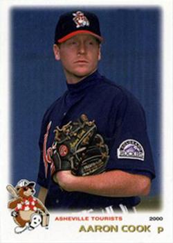 2000 Grandstand Asheville Tourists #NNO Aaron Cook Front