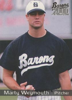 2000 Grandstand Birmingham Barons #NNO Marty Weymouth Front