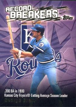 2003 Topps - Record Breakers (Series One) #RB-GB George Brett Front