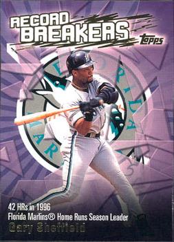 2003 Topps - Record Breakers (Series One) #RB-GS Gary Sheffield Front