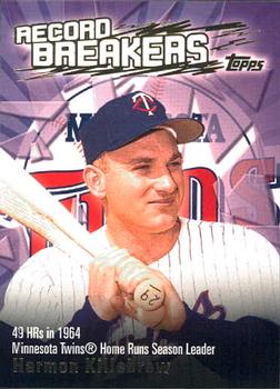 2003 Topps - Record Breakers (Series One) #RB-HK Harmon Killebrew Front