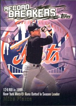 2003 Topps - Record Breakers (Series One) #RB-MP Mike Piazza Front