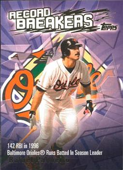 2003 Topps - Record Breakers (Series One) #RB-RP Rafael Palmeiro Front