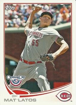 2013 Topps Opening Day #10 Mat Latos Front