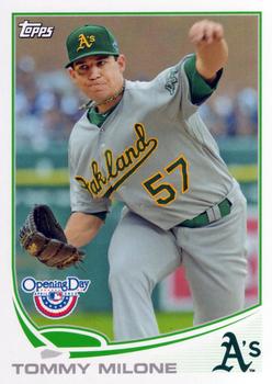 2013 Topps Opening Day #24 Tommy Milone Front
