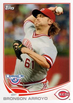 2013 Topps Opening Day #29 Bronson Arroyo Front