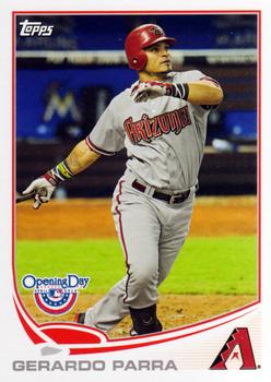 2013 Topps Opening Day #34 Gerardo Parra Front