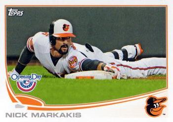 2013 Topps Opening Day #121 Nick Markakis Front