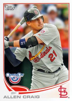 2013 Topps Opening Day #211 Allen Craig Front
