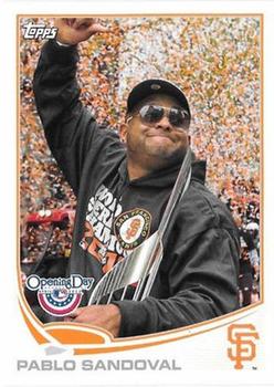 2013 Topps Opening Day #212 Pablo Sandoval Front
