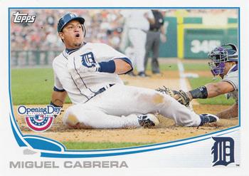 2013 Topps Opening Day #81 Miguel Cabrera Front