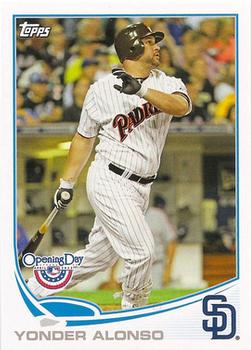2013 Topps Opening Day #84 Yonder Alonso Front