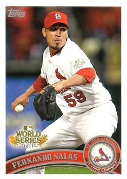 2011 Topps World Series Champions St. Louis Cardinals #WS16 Fernando Salas Front
