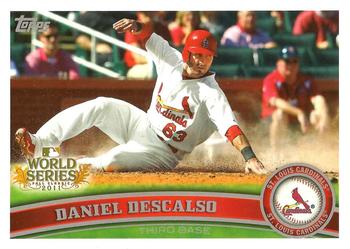 2011 Topps World Series Champions St. Louis Cardinals #WS19 Daniel Descalso Front