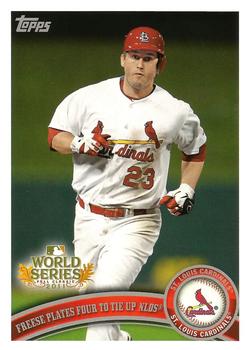 2011 Topps World Series Champions St. Louis Cardinals #WS21 David Freese Front
