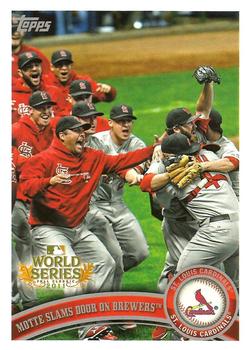 2011 Topps World Series Champions St. Louis Cardinals #WS24 Jason Motte Front