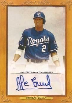 2013 Topps Turkey Red - Autographs #TRA-AE Alcides Escobar Front