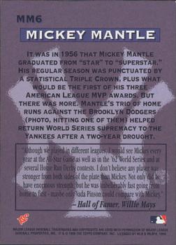 1996 Stadium Club - Mickey Mantle #MM6 Mickey Mantle Back