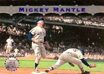 1996 Stadium Club - Mickey Mantle #MM11 Mickey Mantle Front
