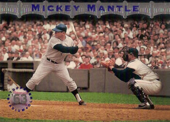 1996 Stadium Club - Mickey Mantle #MM14 Mickey Mantle Front