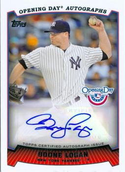 2013 Topps Opening Day - Autographs #ODA-BL Boone Logan Front