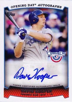 2013 Topps Opening Day - Autographs #ODA-DC David Cooper Front
