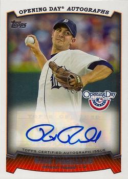 2013 Topps Opening Day - Autographs #ODA-RP Rick Porcello Front
