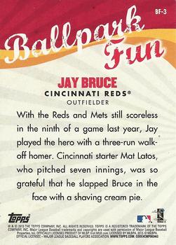 2013 Topps Opening Day - Ballpark Fun #BF-3 Jay Bruce Back