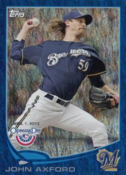 2013 Topps Opening Day - Blue #17 John Axford Front