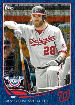 2013 Topps Opening Day - Blue #30 Jayson Werth Front