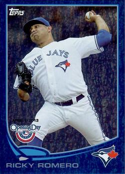 2013 Topps Opening Day - Blue #2 Ricky Romero Front