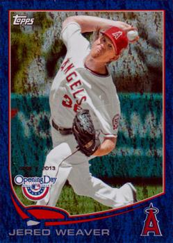 2013 Topps Opening Day - Blue #32 Jered Weaver Front