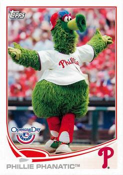 2013 Topps Opening Day - Mascots #M-2 Phillie Phanatic Front