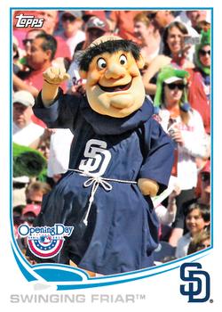 2013 Topps Opening Day - Mascots #M-10 Swinging Friar Front