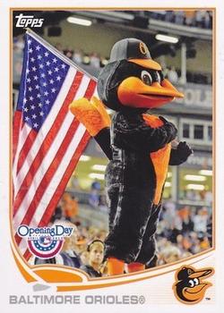 2013 Topps Opening Day - Mascots #M-12 Oriole Bird Front
