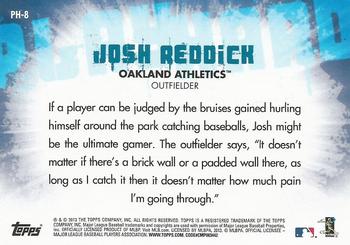 2013 Topps Opening Day - Play Hard #PH-8 Josh Reddick Back