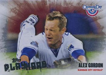 2013 Topps Opening Day - Play Hard #PH-25 Alex Gordon Front