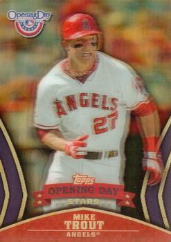 2013 Topps Opening Day - Opening Day Stars #ODS-11 Mike Trout Front
