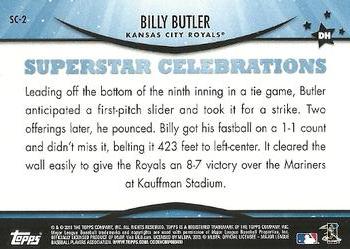 2013 Topps Opening Day - Superstar Celebrations #SC-2 Billy Butler Back