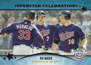 2013 Topps Opening Day - Superstar Celebrations #SC-10 Joe Mauer Front
