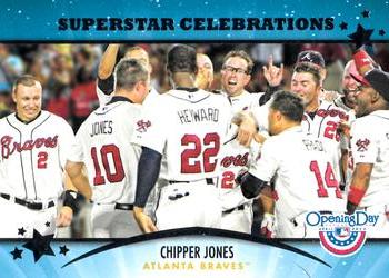 2013 Topps Opening Day - Superstar Celebrations #SC-14 Chipper Jones Front
