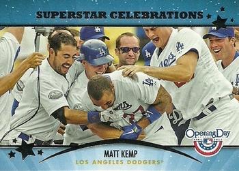 2013 Topps Opening Day - Superstar Celebrations #SC-1 Matt Kemp Front