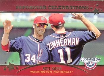 2013 Topps Opening Day - Superstar Celebrations #SC-9 Bryce Harper Front