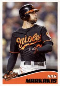 2013 Topps Stickers #3 Nick Markakis Front