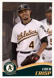 2013 Topps Stickers #109 Coco Crisp Front
