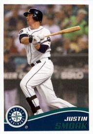 2013 Topps Stickers #124 Justin Smoak Front