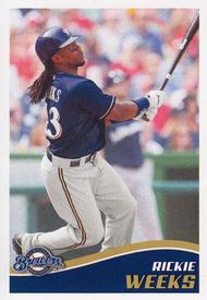 2013 Topps Stickers #201 Rickie Weeks Front