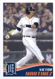 2013 Topps Stickers #69 Victor Martinez Front
