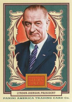 2013 Panini Golden Age #67 Lyndon Johnson Front